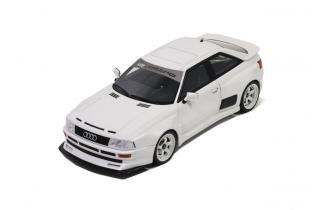 AUDI 80 B4 COUPÉ RS2 PRIOR DESIGN WHITE 2021 OttO mobile 1:18 Resinemodell (Türen, Motorhaube... nicht zu öffnen!)